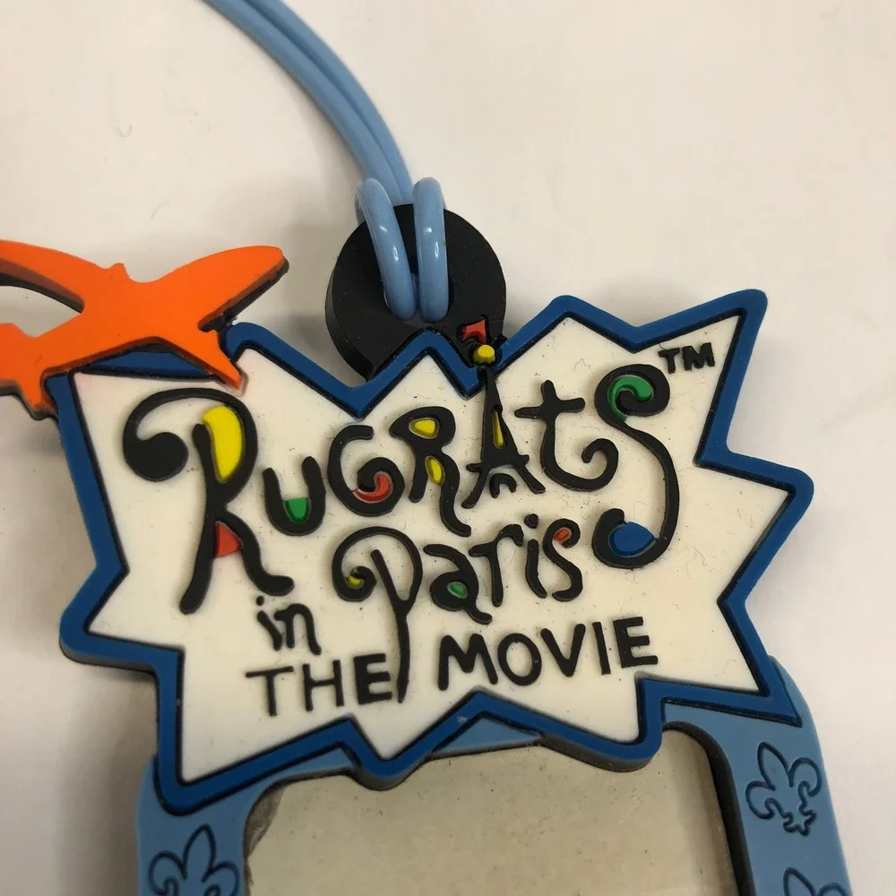 Rugrats‎ in Paris Photo Frame Luggage Tag Kids Travel Accessory 2000